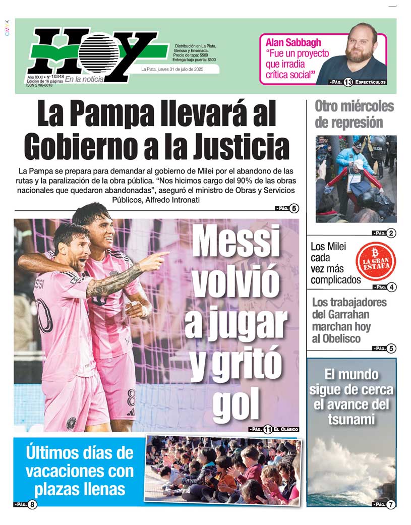 Diario Hoy 31-07-2025