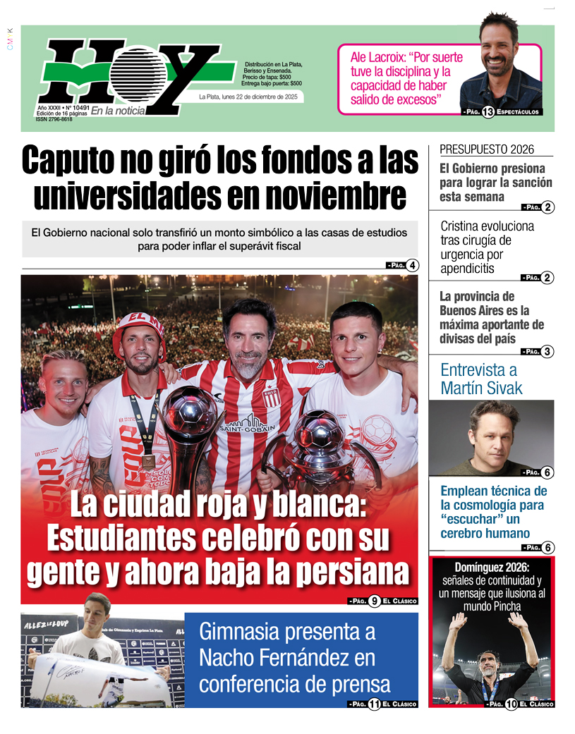 Diario HOY 22-12