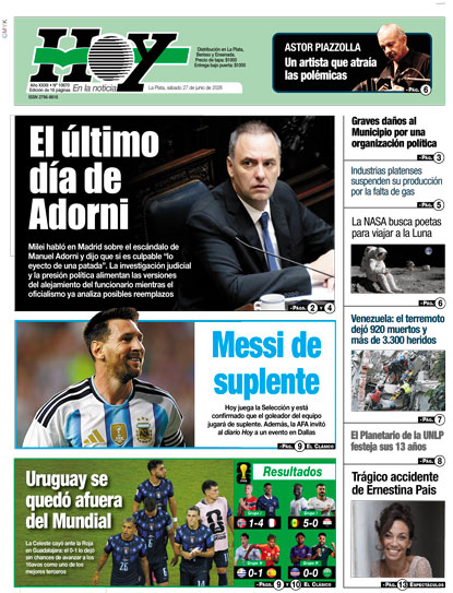 Diario Hoy 27-06-2026