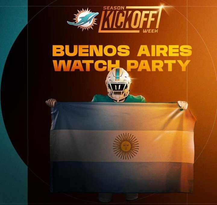 Photo: diariohoy.net Miami Dolphins Expand to Argentina: First Official NFL Watch Party Set for Puerto Madero